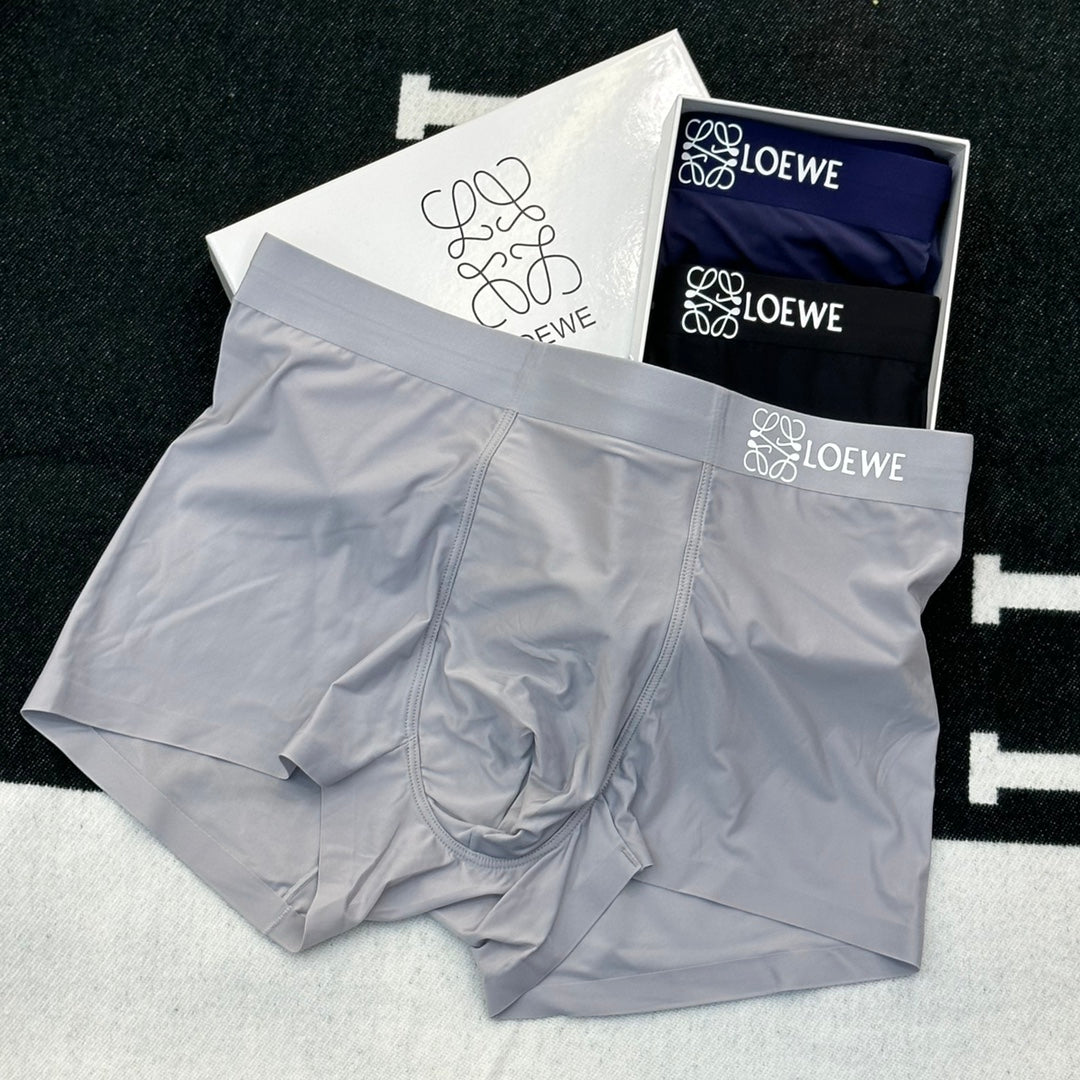 Loewe Nylon Blend Men's Boxer Briefs - 3-Piece Box