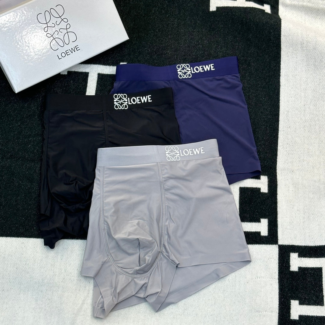 Loewe Clean Anagram Waistbands Men's Boxer Briefs - 3-Piece Box