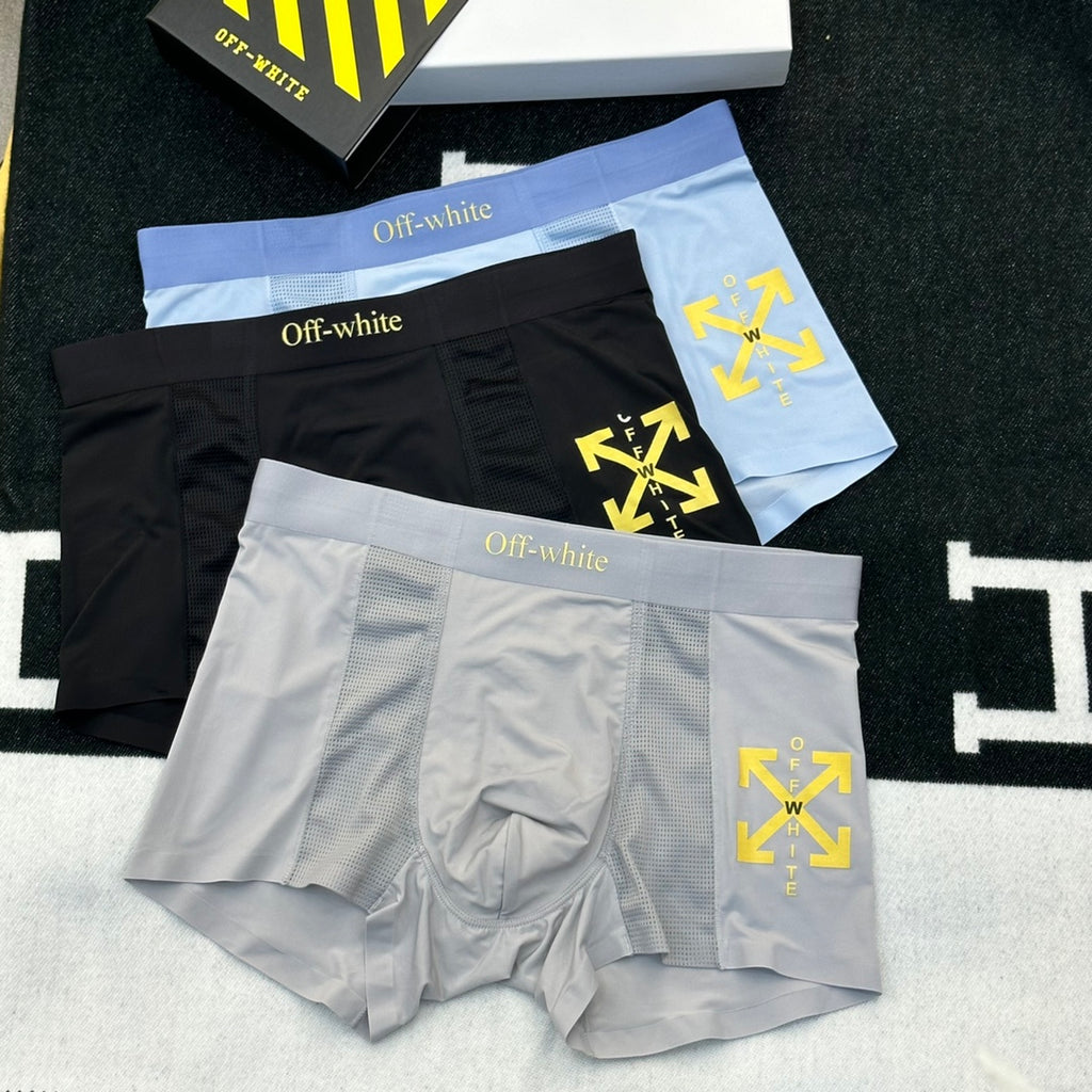 Cotton Men's Boxer Briefs - 3-Piece Box