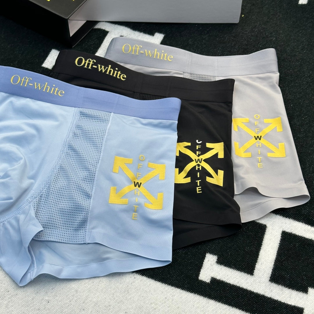 Cotton Men's Boxer Briefs - 3-Piece Box