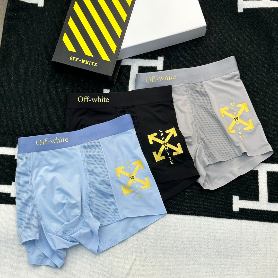 Cotton Men's Boxer Briefs - 3-Piece Box