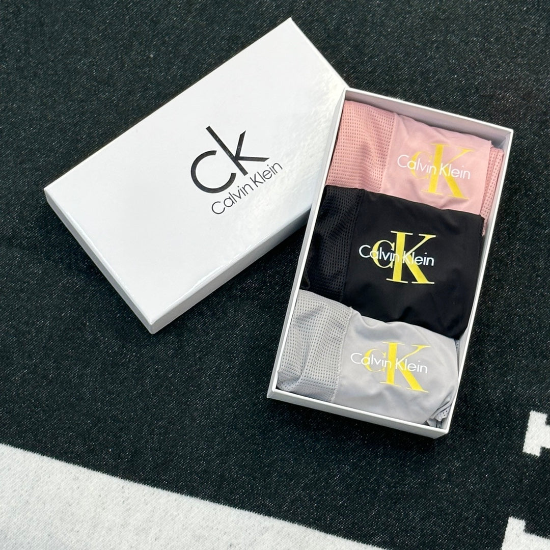 Calvin Klein Pastel Colour Tonal Waistbands Men's Boxer Briefs