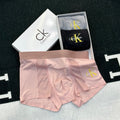 Louis Vuitton Solid Panels And Visible Emblem Details Men's Boxer Briefs - 3-Piece Box