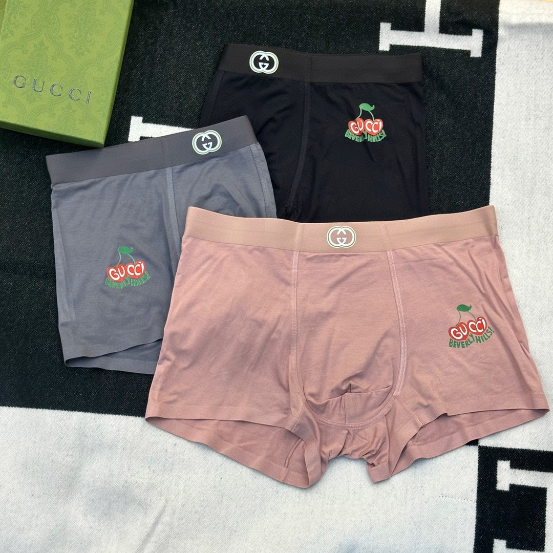Gucci Modal Men's Boxer Briefs - 3-Piece Box