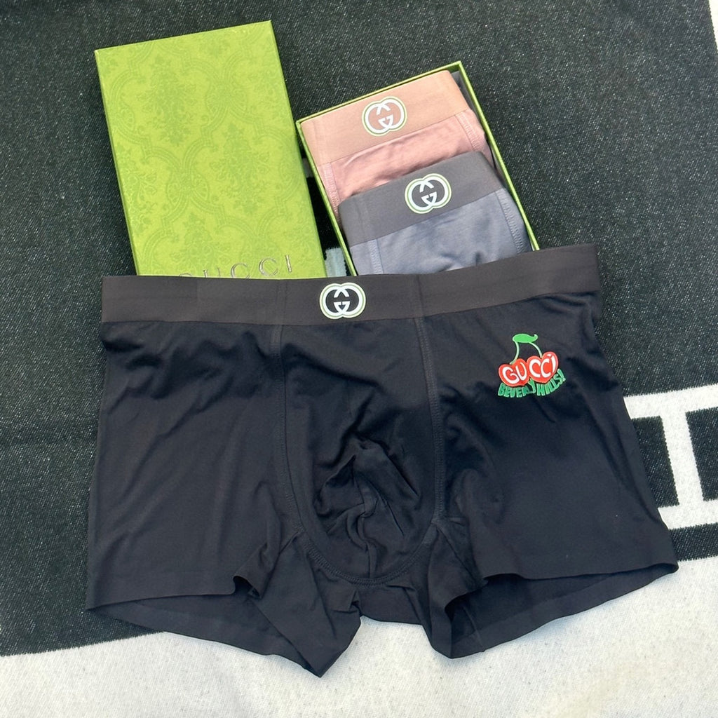 Gucci Modal Men's Boxer Briefs - 3-Piece Box