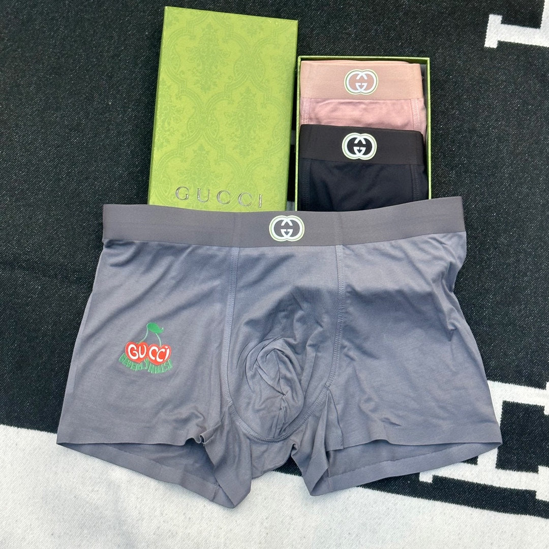 Gucci Modal Men's Boxer Briefs - 3-Piece Box