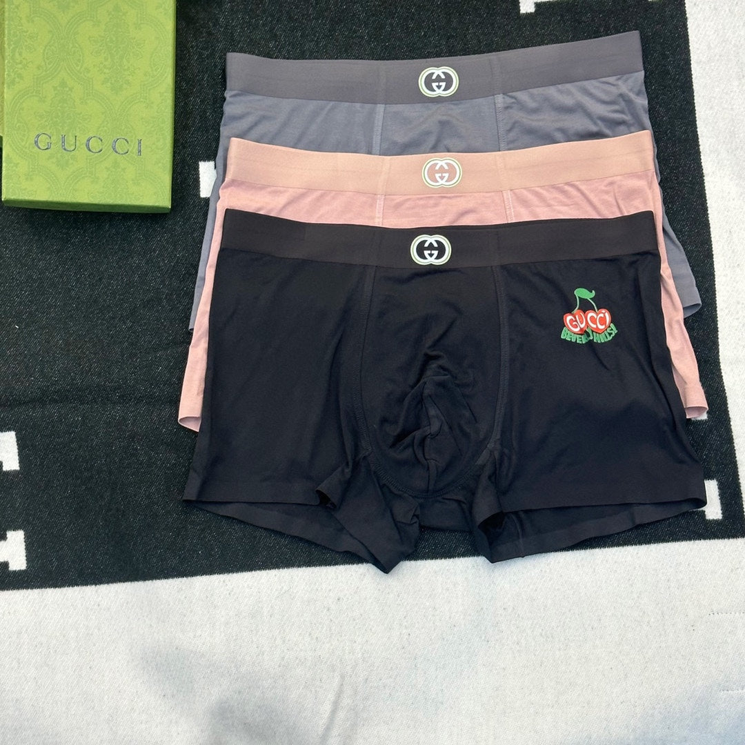 Gucci Modal Men's Boxer Briefs - 3-Piece Box