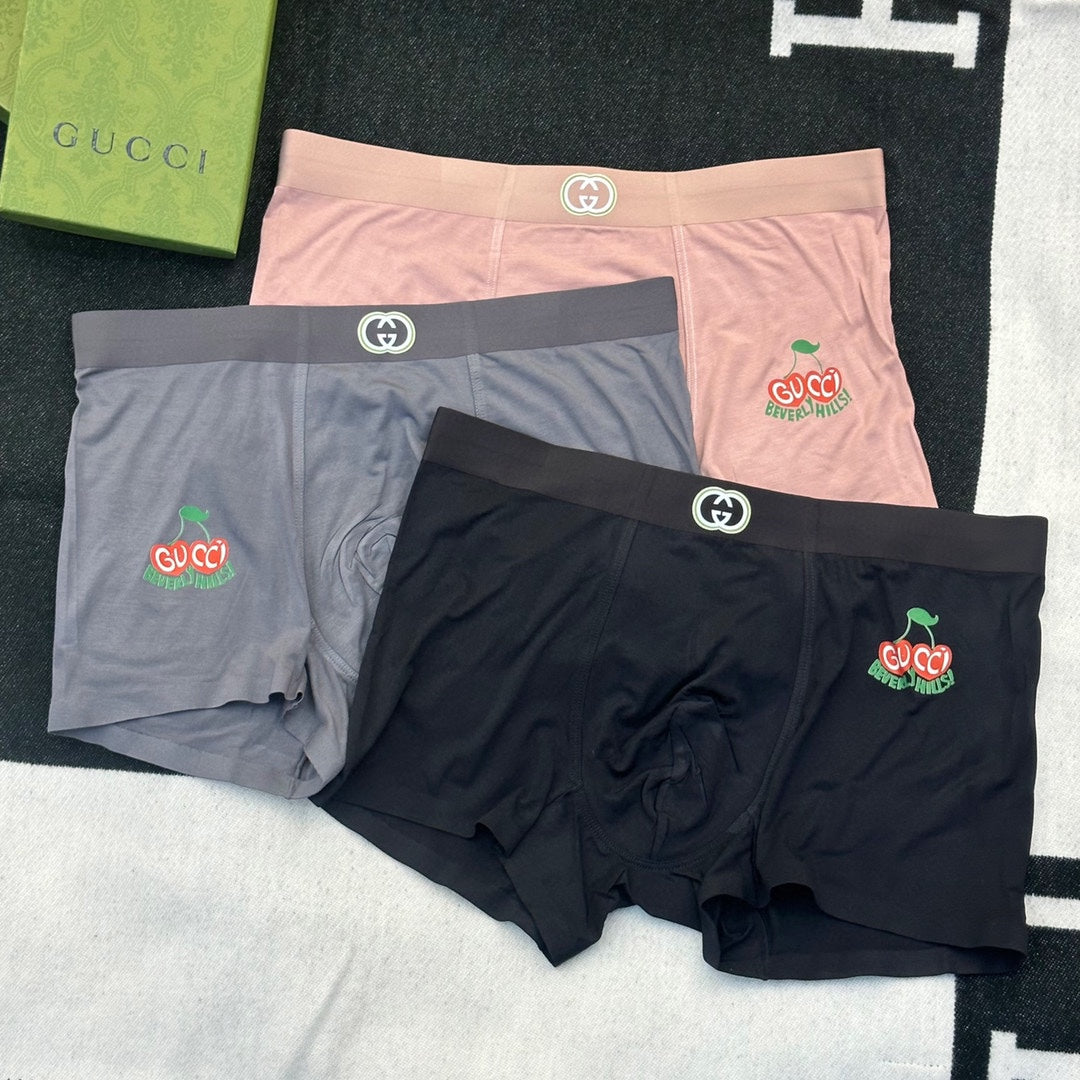 Gucci Modal Men's Boxer Briefs - 3-Piece Box