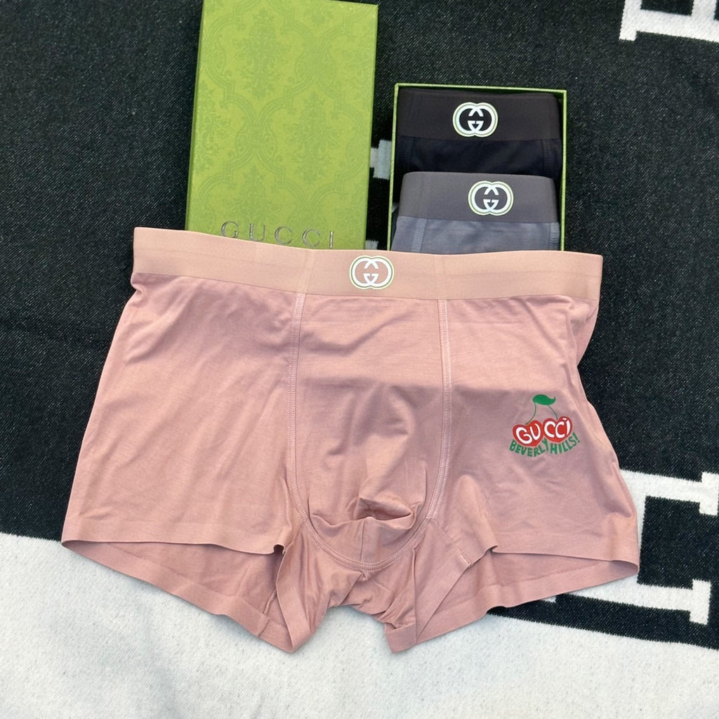 Gucci Modal Men's Boxer Briefs - 3-Piece Box