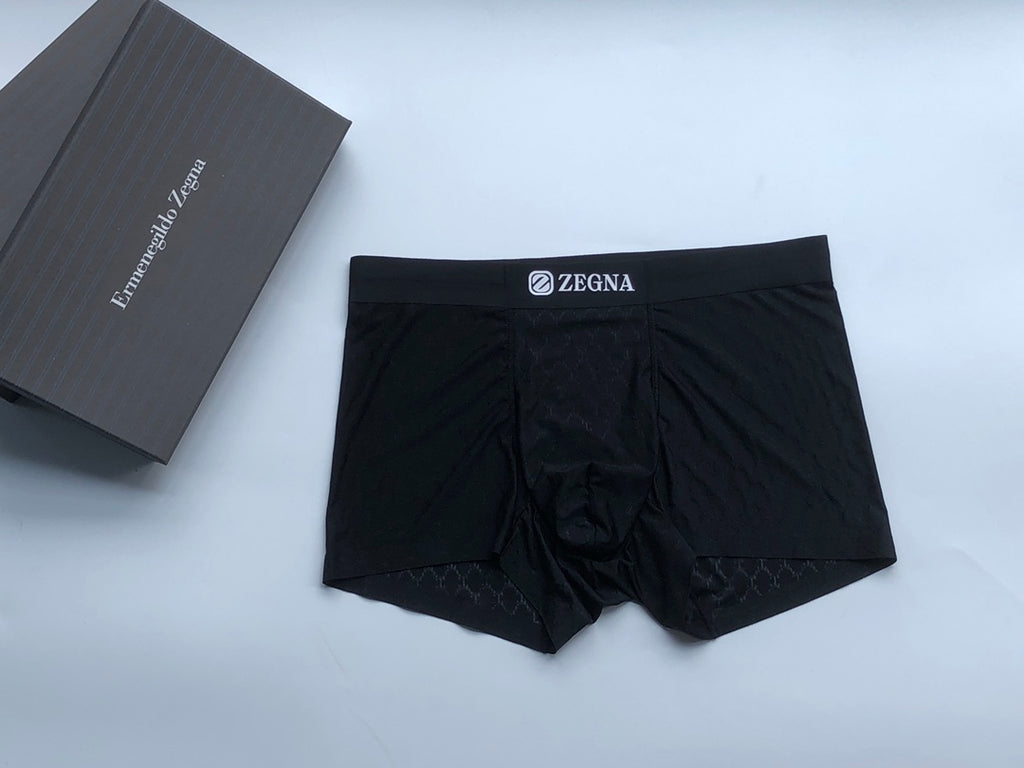 Zegna Clean Logo Waistbands Men's Boxer Briefs