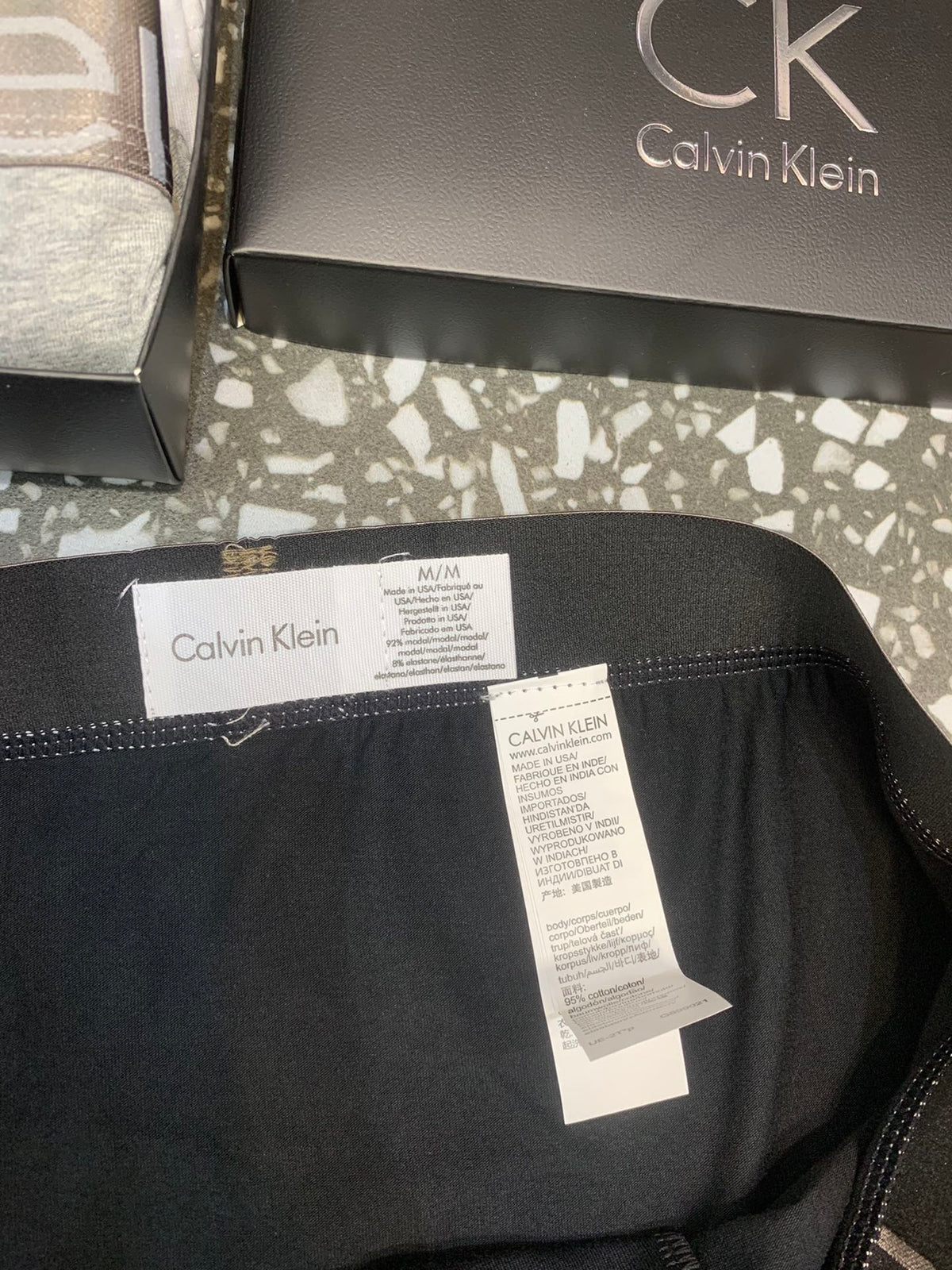 Calvin Klein Broad Logo Waistbands Men's Boxer Briefs - 3-Piece Box