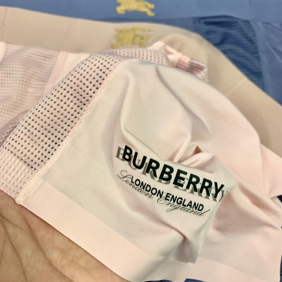 Burberry Visible Colour, Waistband And Emblem Details Men's Boxer Briefs - 3-Piece Box