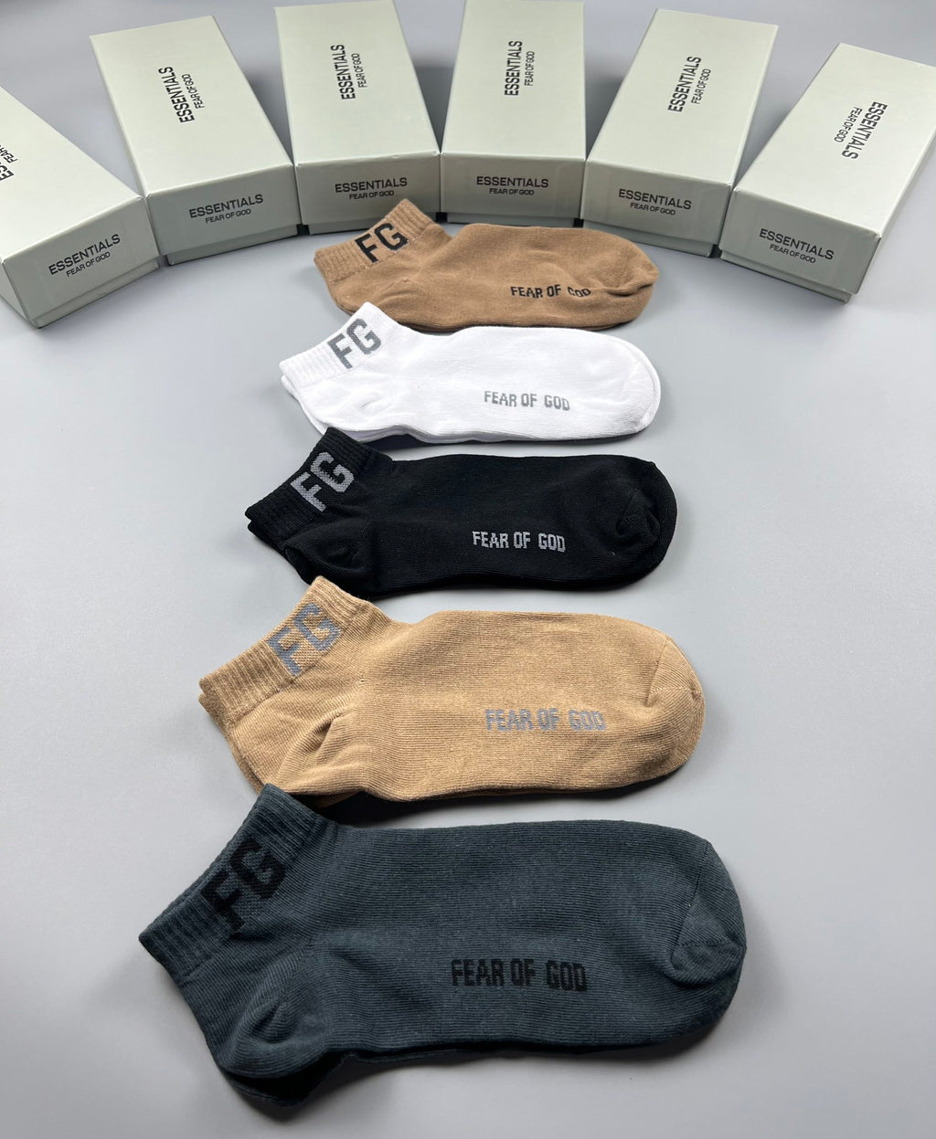 Cotton Short Socks - 5-Pair Pack