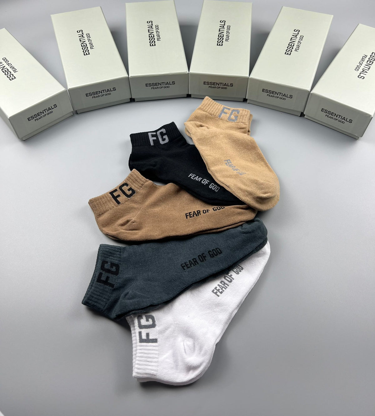 Cotton Men's Boxer Briefs - 5-Piece Box