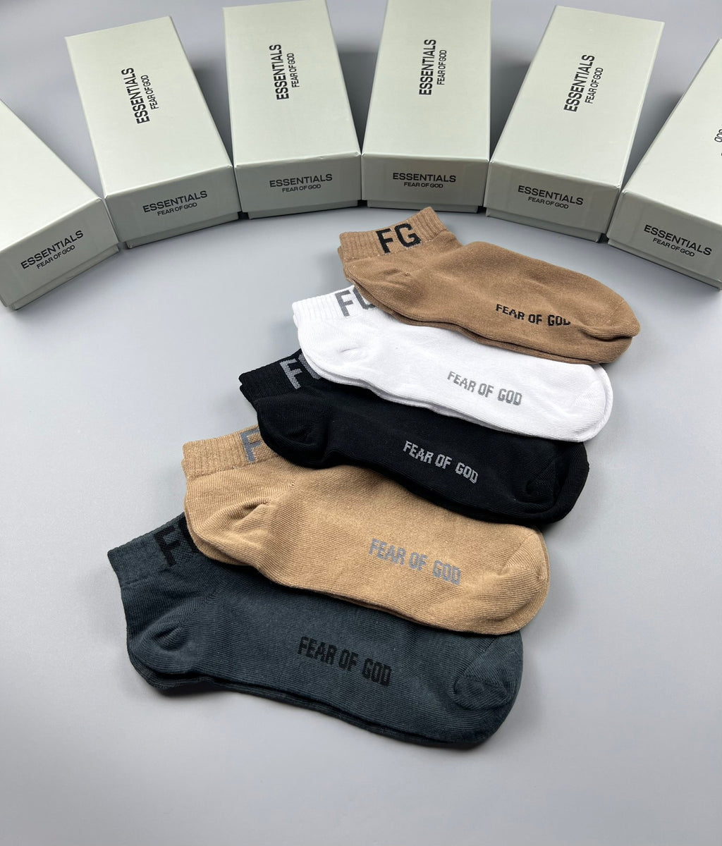 Cotton Crew Socks - 5-Pair Pack