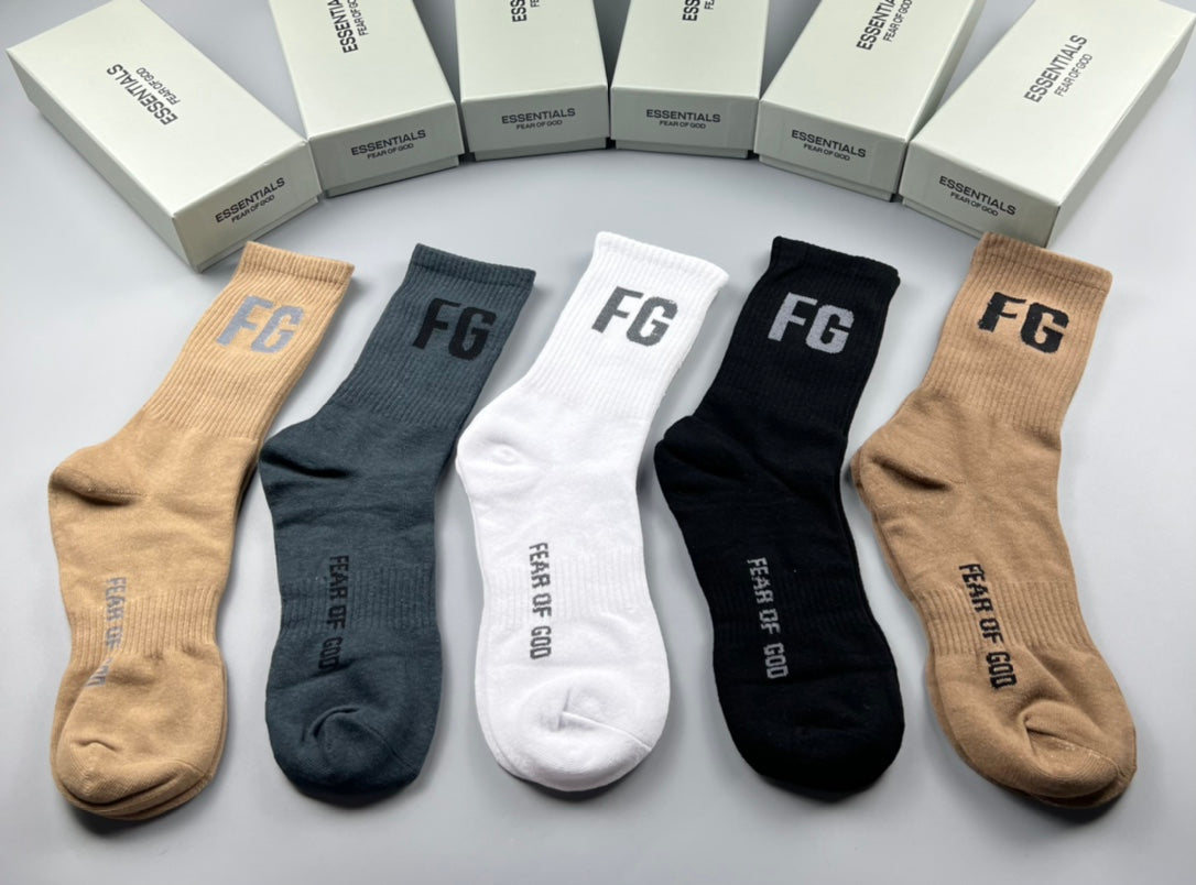 Cotton Short Socks - 5-Pair Pack