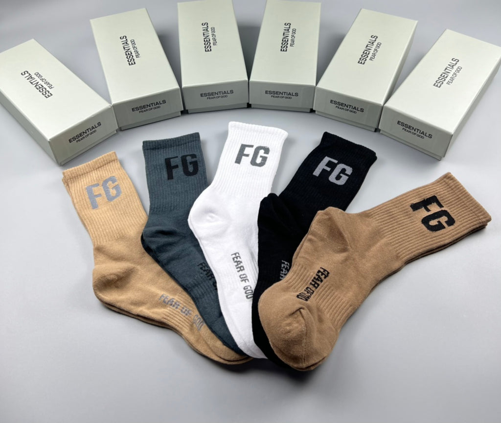 Cotton Short Socks - 5-Pair Pack