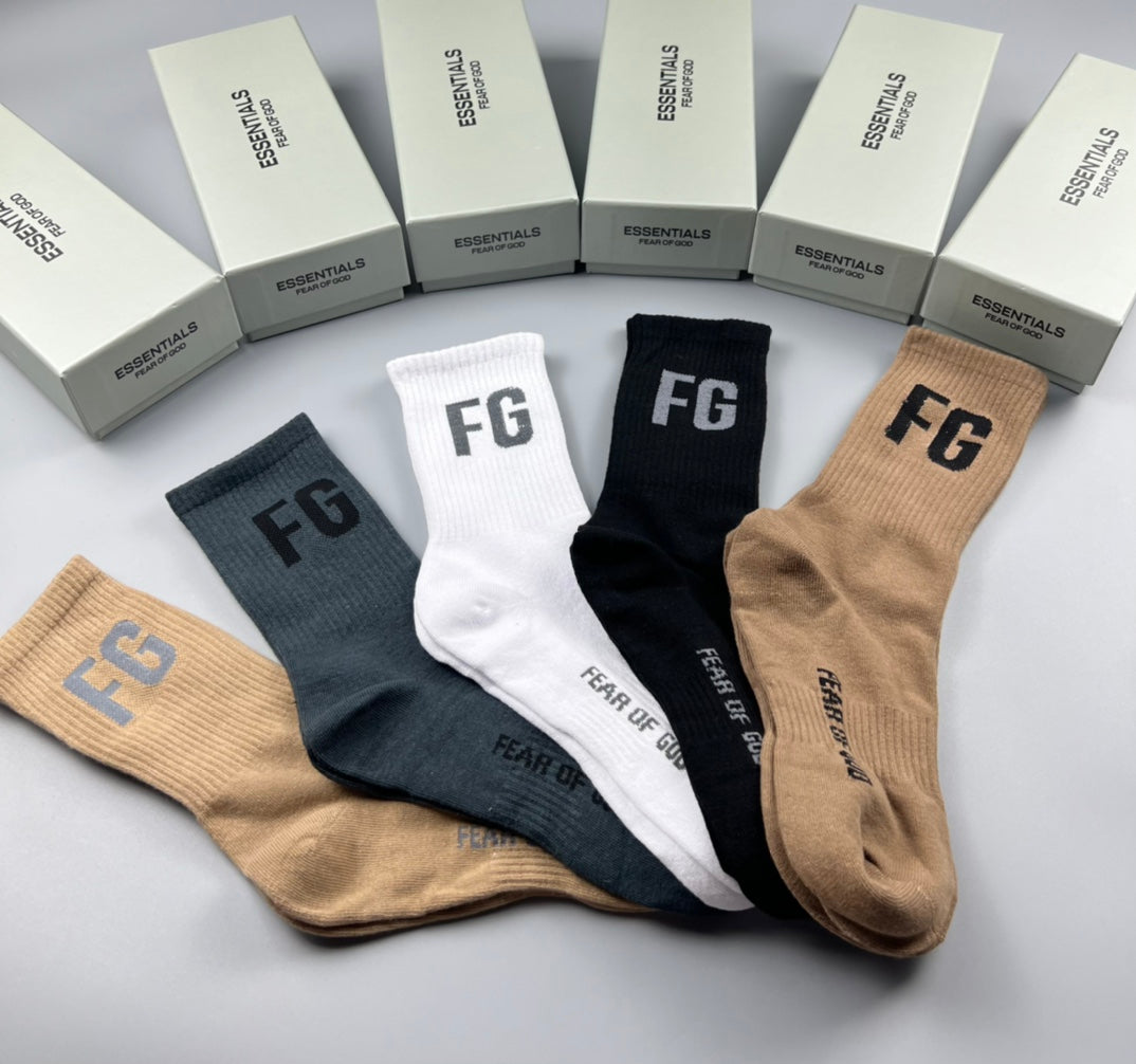 Cotton Short Socks - 5-Pair Pack