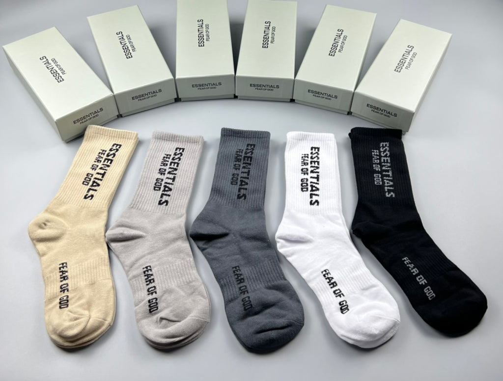 Cotton Crew Socks - 5-Pair Pack