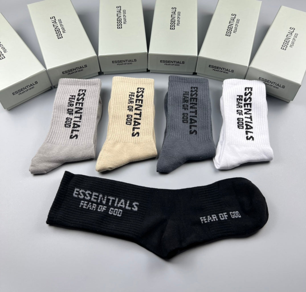 Cotton Crew Socks - 5-Pair Pack