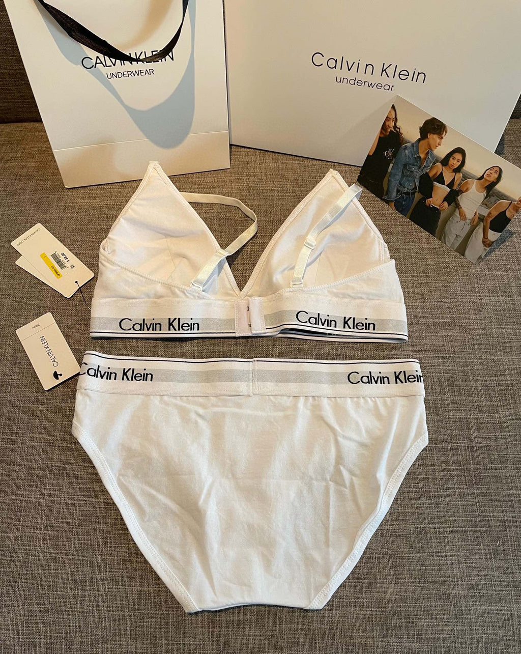 Calvin Klein Cotton Women's Bra and Brief Set