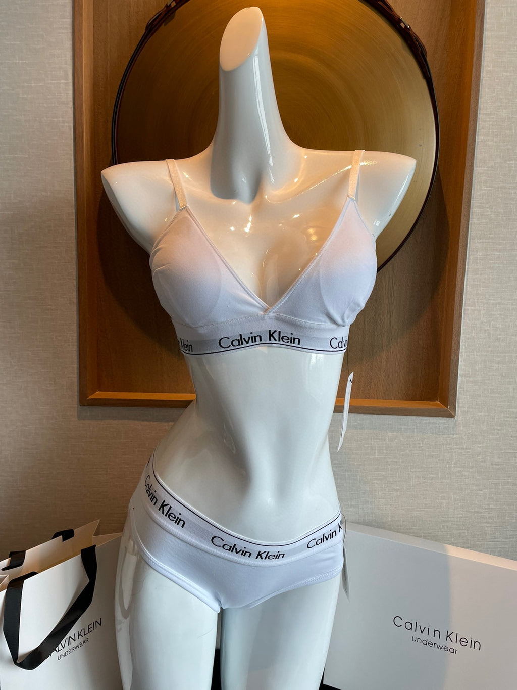 Calvin Klein Cotton Women's Bra and Brief Set