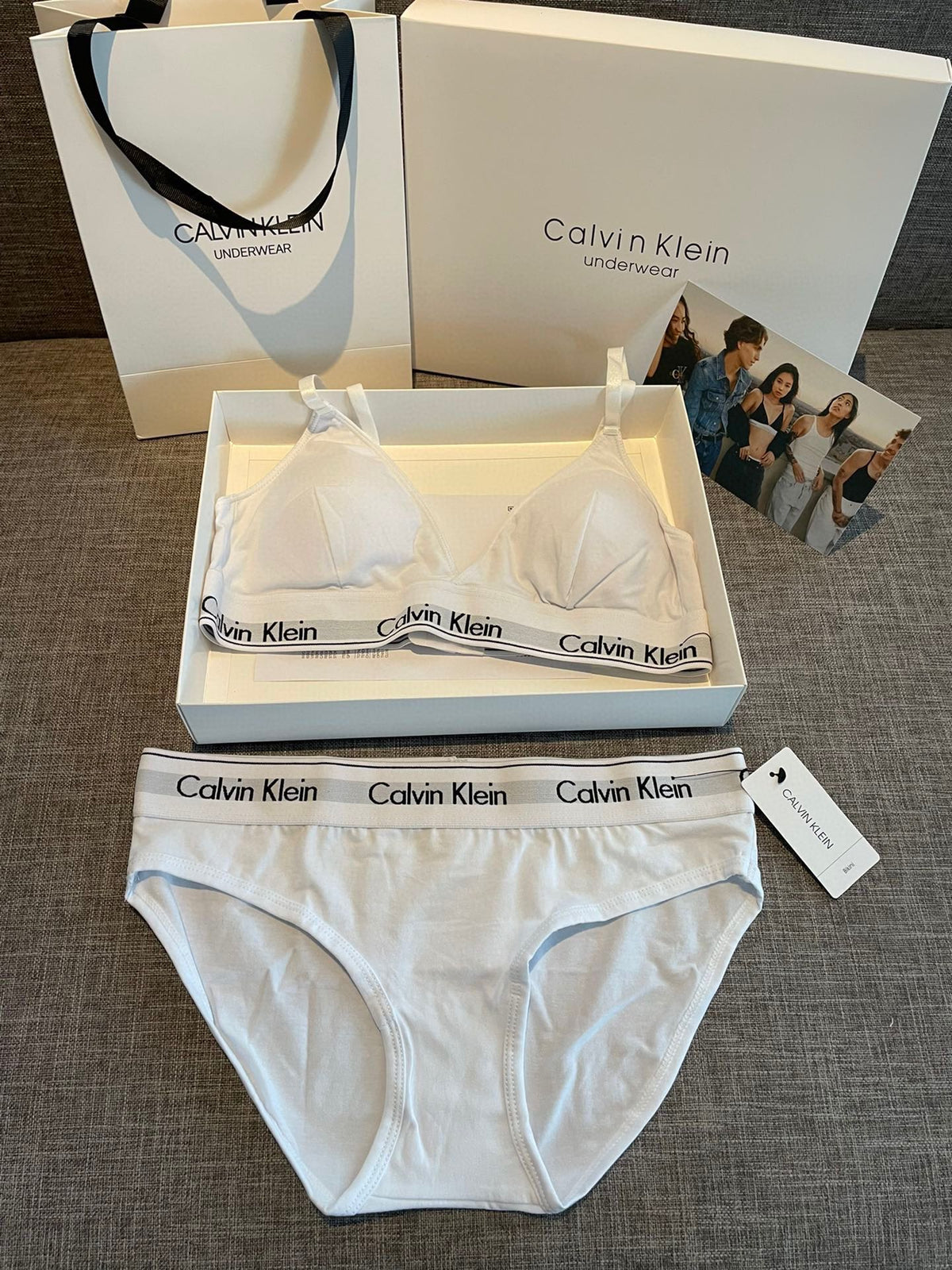 Calvin Klein Cotton Women's Bra and Brief Set