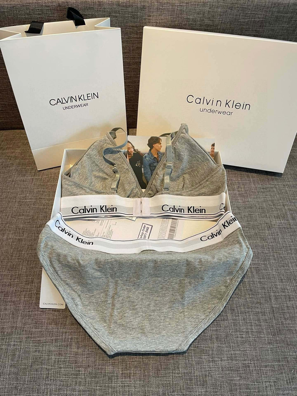 Calvin Klein Cotton Women's Bra and Brief Set