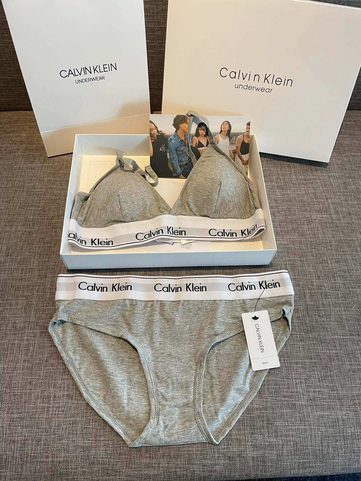 Calvin Klein Cotton Women's Bra and Brief Set