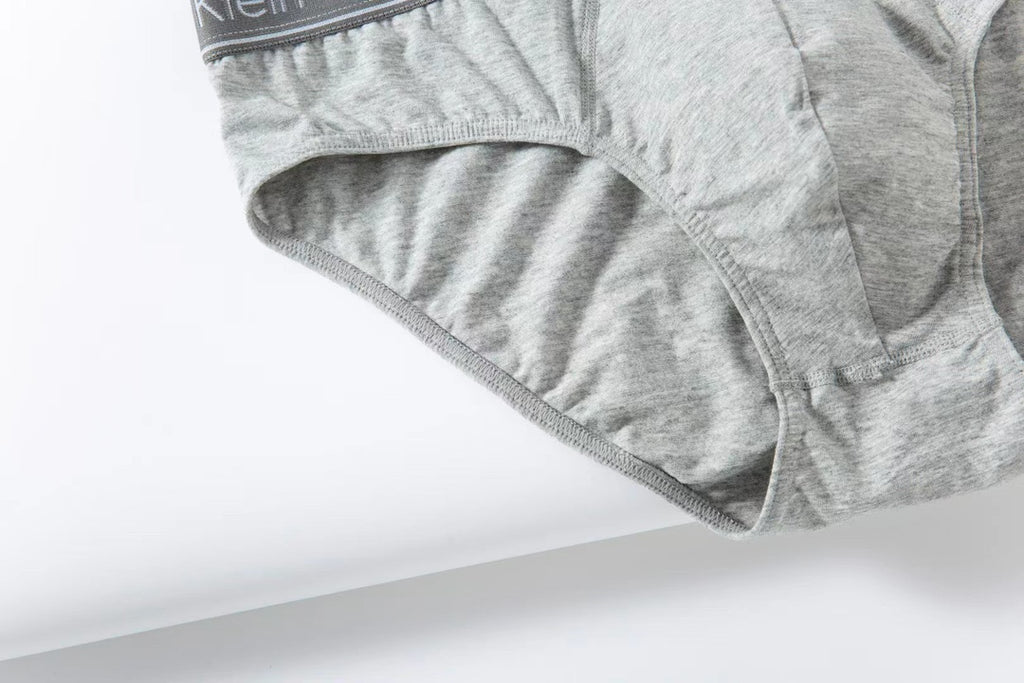 Calvin Klein Cotton Embroidered-Style Logo Details Men's Briefs - 3-Piece Box