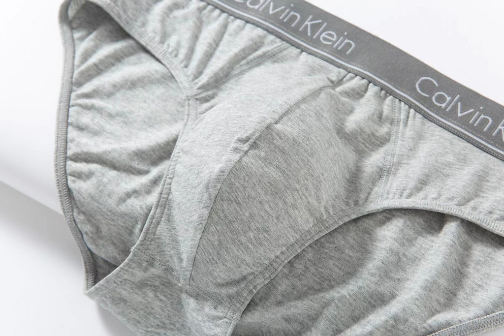 Calvin Klein Contrast Logo Waistbands Men's Briefs - 3-Piece Box