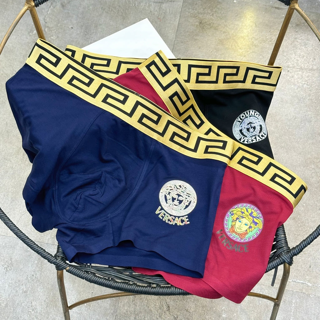 Versace Modal Men's Boxer Briefs - 3-Piece Box