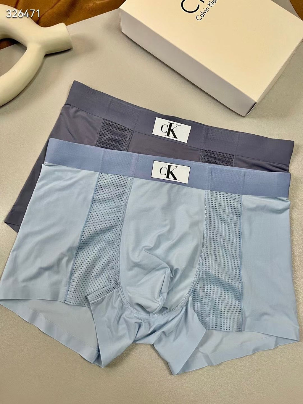 Calvin Klein Mesh-Panel Styling Men's Boxer Briefs - 3-Piece Box