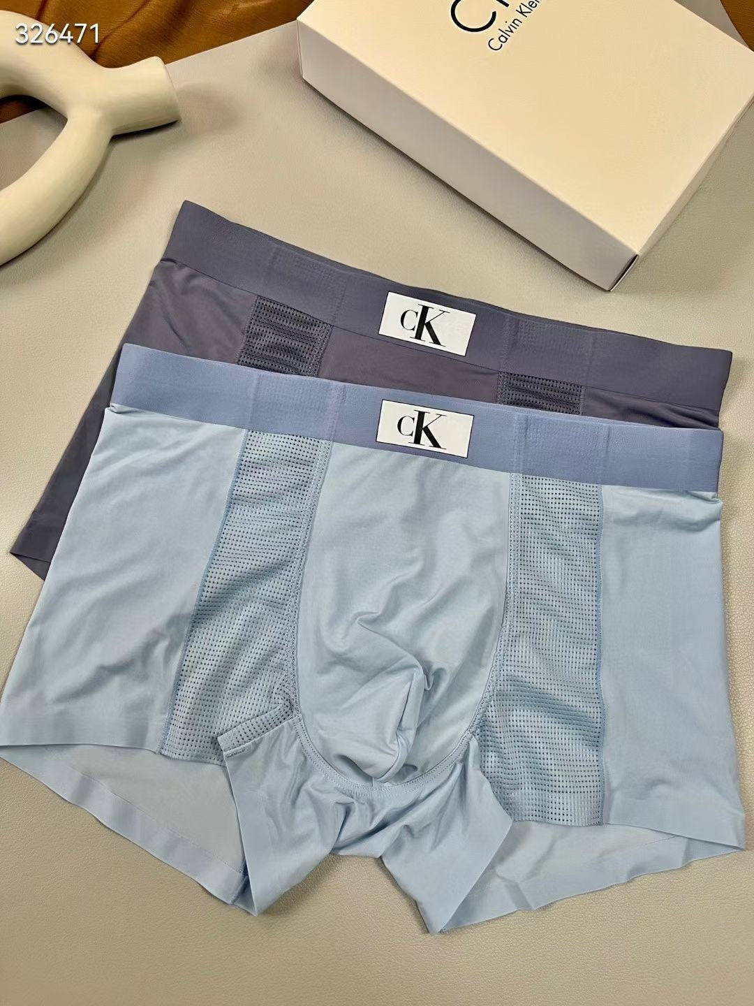 Calvin Klein Compact Logo Waistbands Men's Boxer Briefs - 3-Piece Box