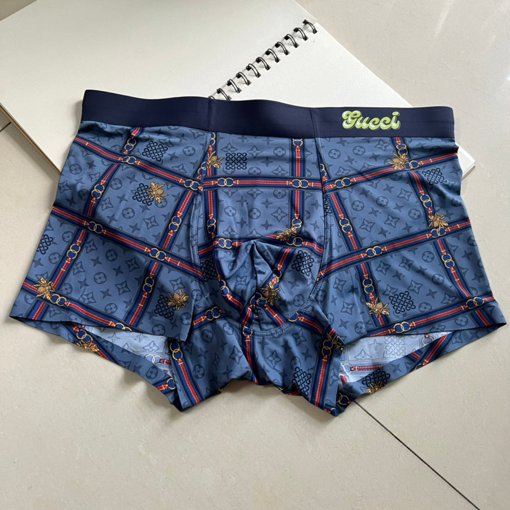 Gucci Polyester Blend Men's Boxer Briefs - 3-Piece Box