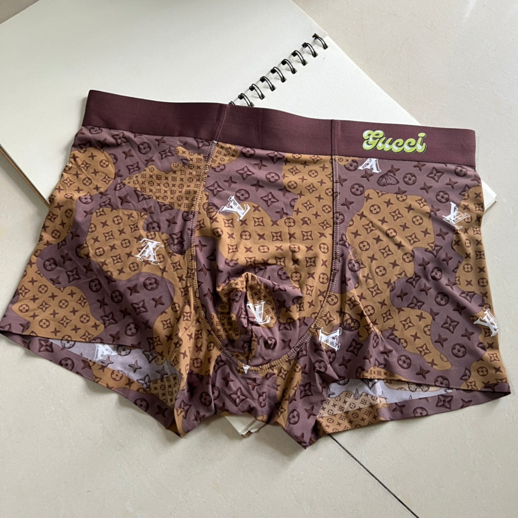 Gucci Polyester Blend Men's Boxer Briefs - 3-Piece Box