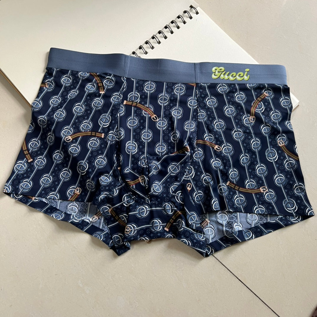 Gucci Polyester Blend Men's Boxer Briefs - 3-Piece Box