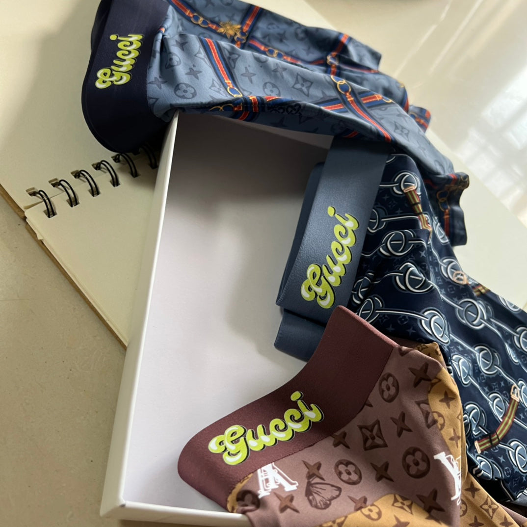 Gucci Polyester Blend Men's Boxer Briefs - 3-Piece Box