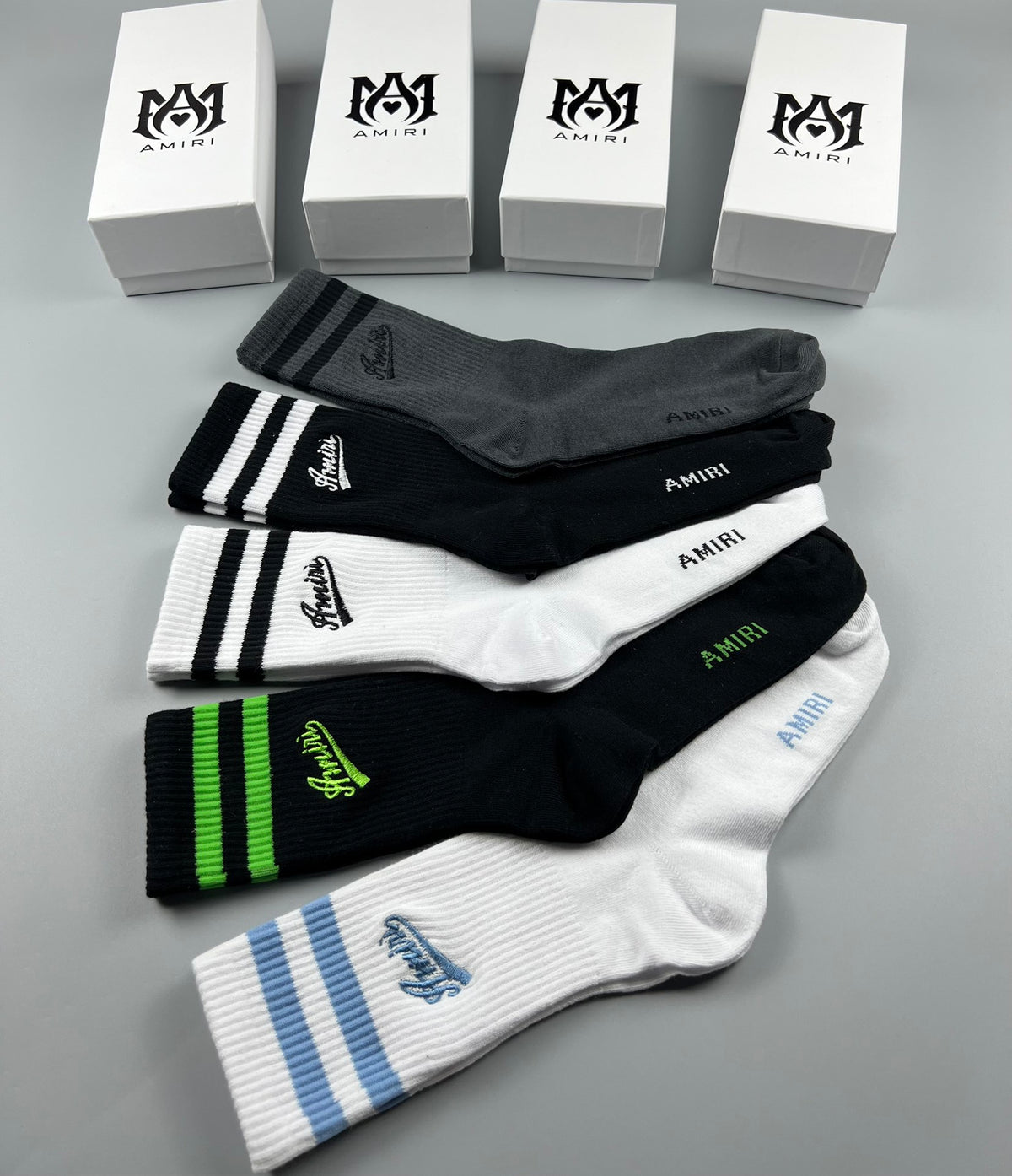 Cotton Crew Socks - 5-Pair Pack