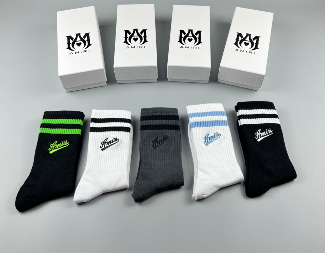 Cotton Crew Socks - 5-Pair Pack