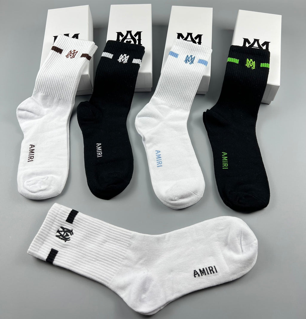 Cotton Crew Socks - 5-Pair Pack