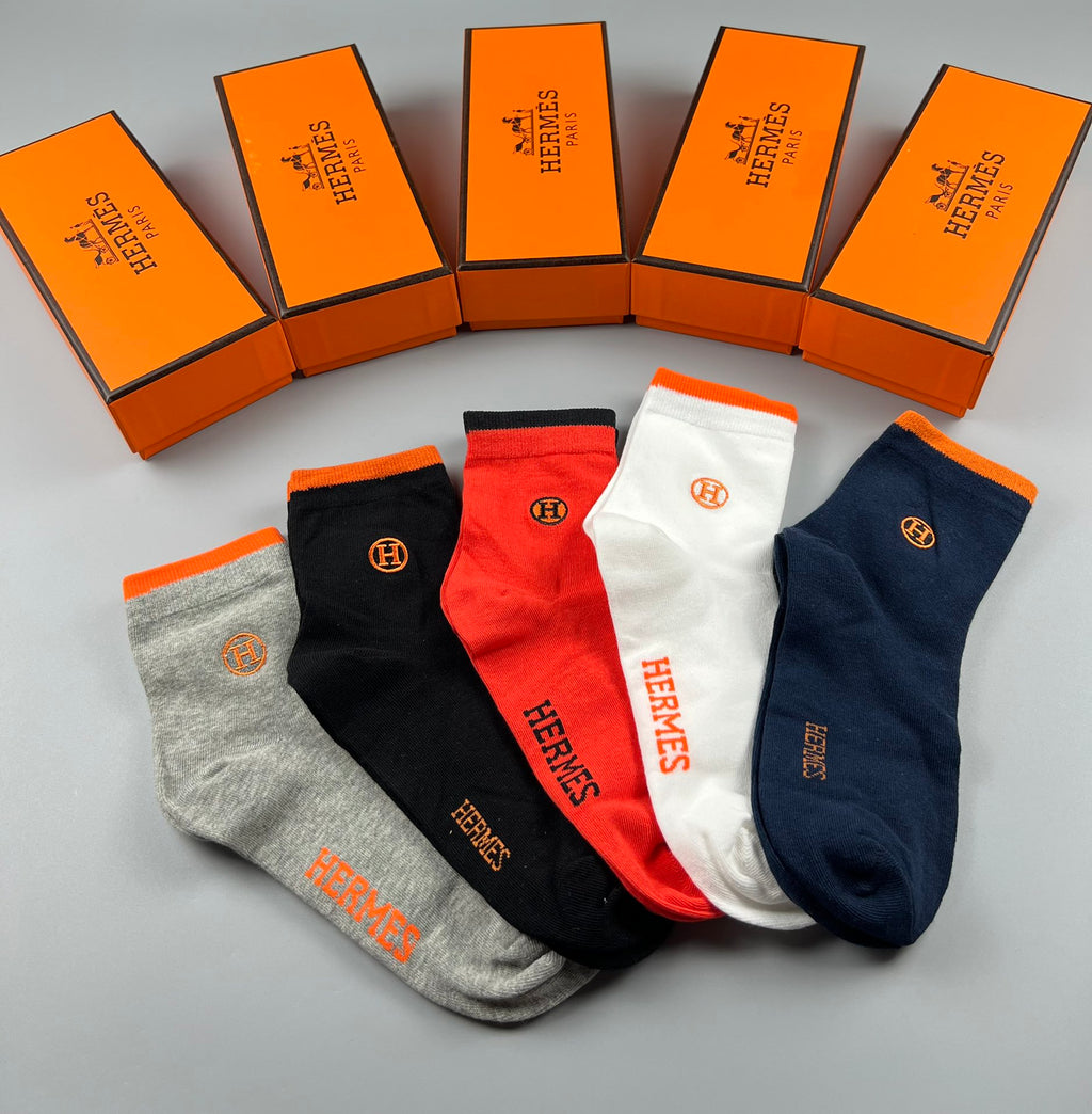 Cotton Crew Socks - 5-Pair Pack