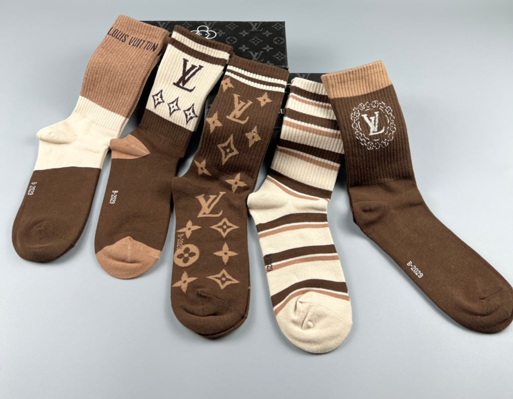 Louis Vuitton Cotton Short Socks - 5-Pair Pack