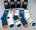 Off-White Cotton Crew Socks