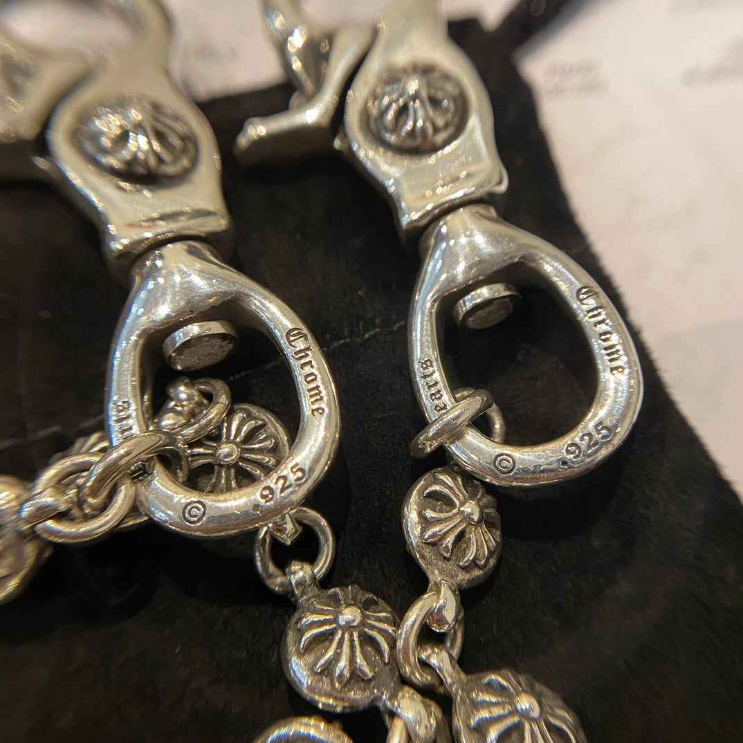 Floral Cross Multi-Use Chain Accessory – Design 05 styled product view