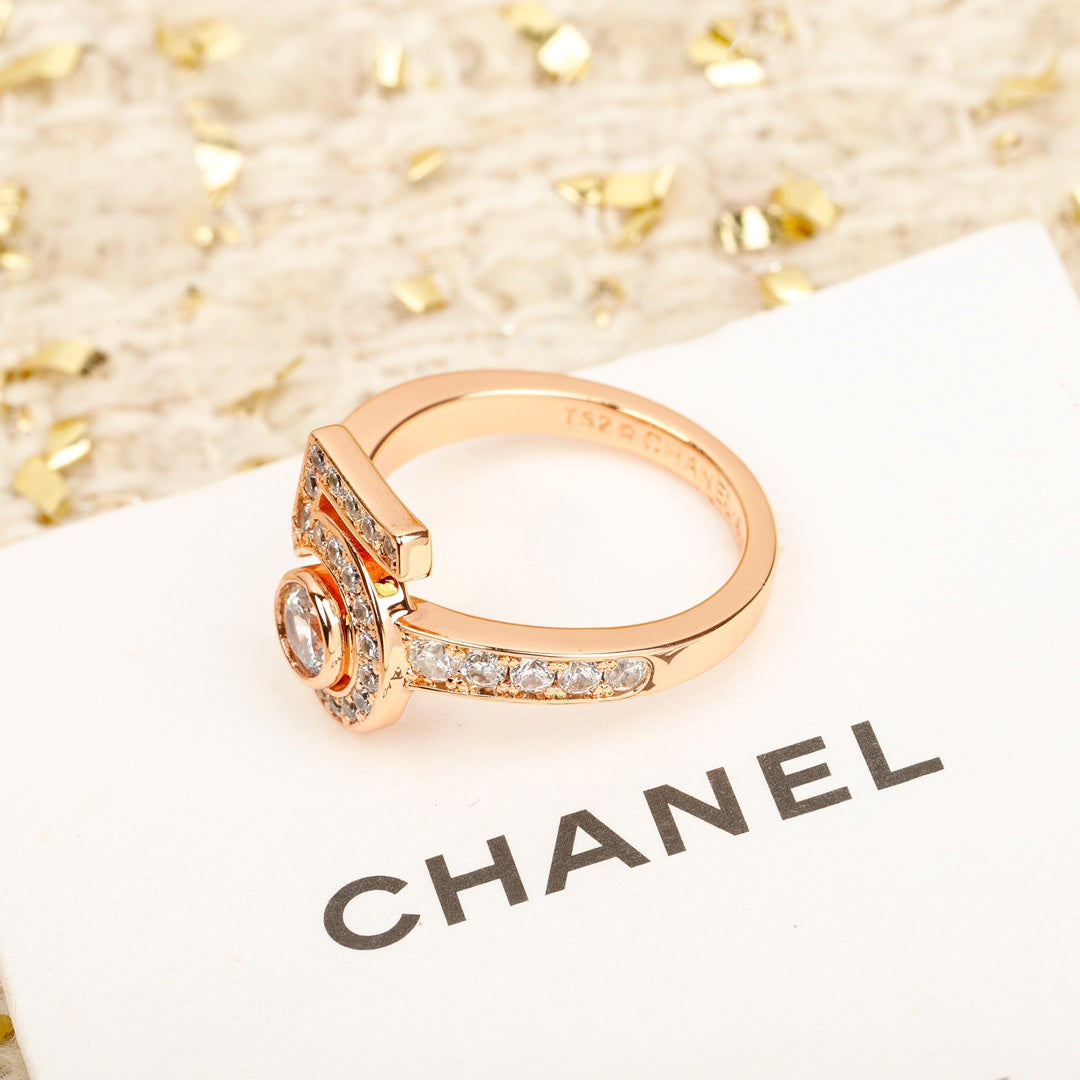 Signature Emblem Statement Ring in Polished Metal-Tone – Design 012 side detail