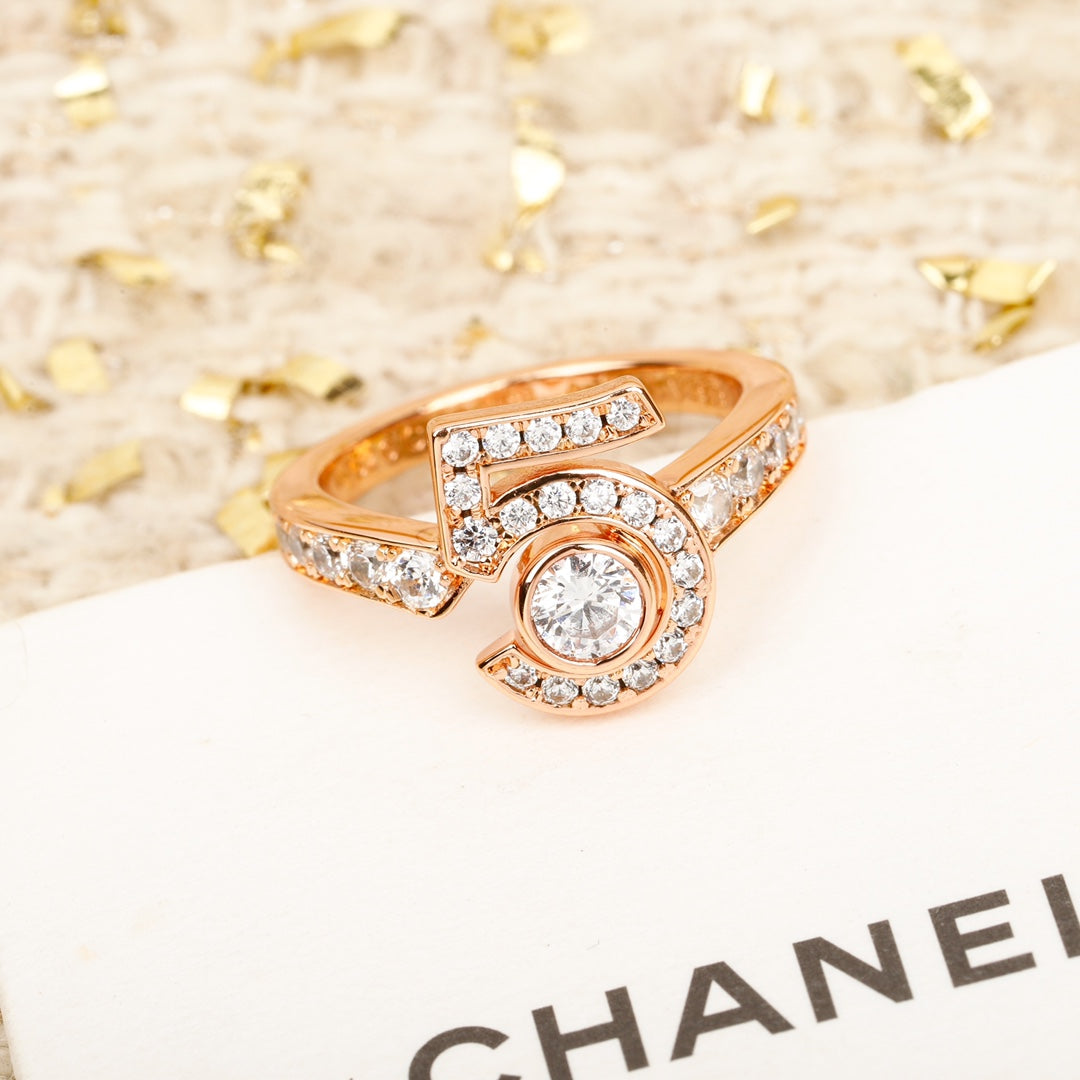 Signature Emblem Statement Ring in Polished Metal-Tone – Design 012 detail view