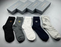 Zegna Cool Neutral Crew Crew Socks 5-Pair Box Collection