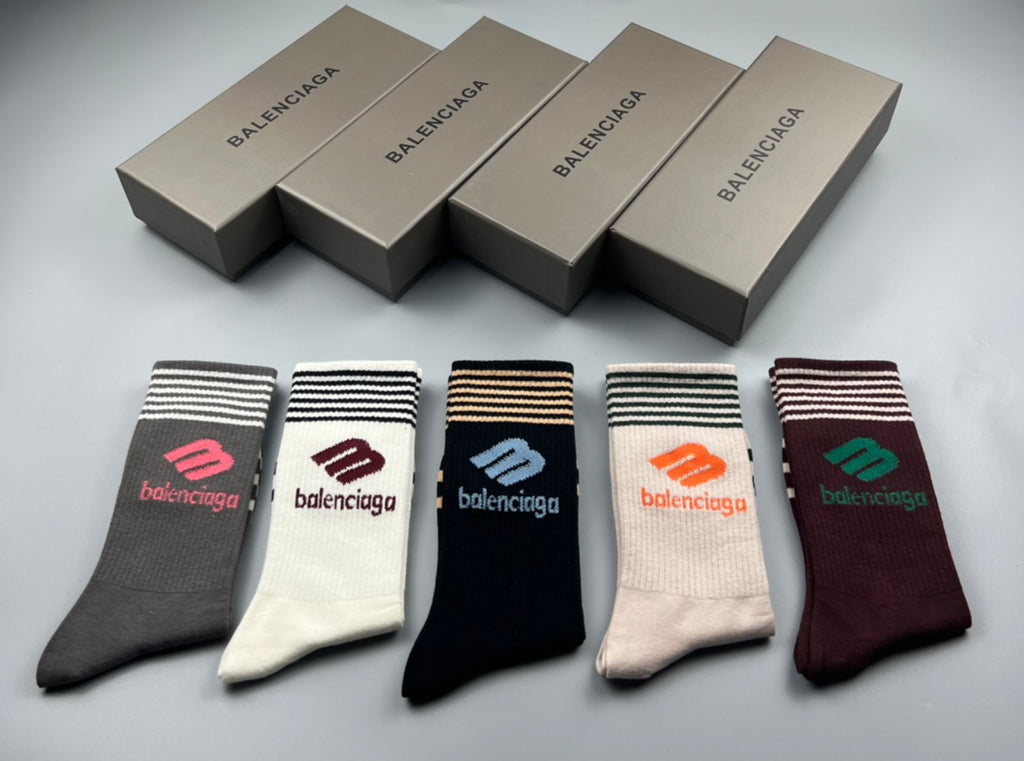 Balenciaga Cotton Crew Socks