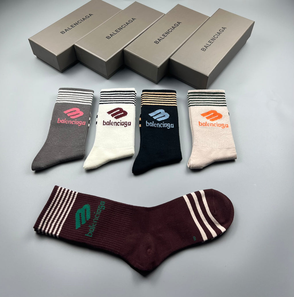 Balenciaga Cotton Crew Socks
